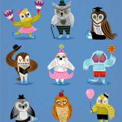 Thumbnail image for worth 1000 words: owls in outfits