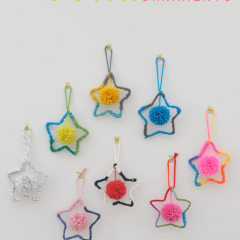 Thumbnail image for DIY: yarn star ornaments