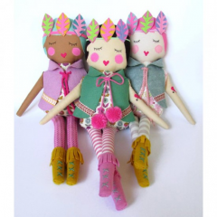 Thumbnail image for boho beauty all wrapped up in handmade dolls