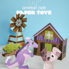 Thumbnail image for animal jam paper toy printables – kimbara