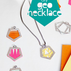 Thumbnail image for make it: geo necklaces DIY