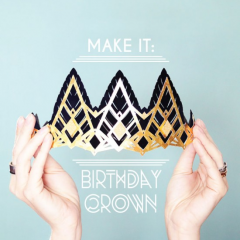 Thumbnail image for make it: glittering birthday crowns