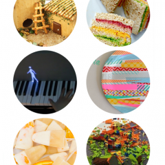 Thumbnail image for round about: rainbow sandwiches & failed legos
