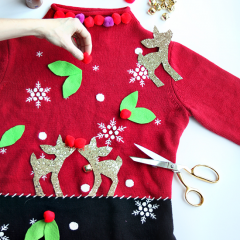 Thumbnail image for let’s make mother-daughter ugly sweaters this year!