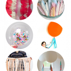 Thumbnail image for round about: </br>birthday fringe, tassels, & feathers