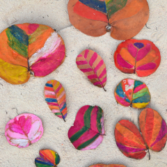 Thumbnail image for make: painted leaves