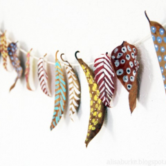 Thumbnail image for worth 1000 words: leaf garland