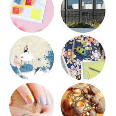 Thumbnail image for round about: container kindergarten & glitter tic tac toe
