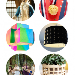 Thumbnail image for round about: rainbows and basket weaving