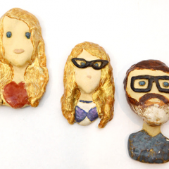 Thumbnail image for worth 1000 words: oooh clay portraits