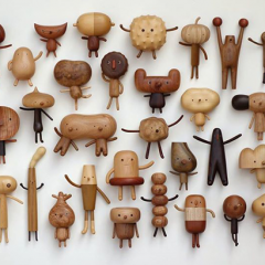 Thumbnail image for worth 1000 words: little wooden friends