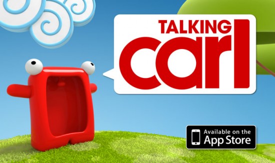 Talking Carl iPhone App for Kids and Adults