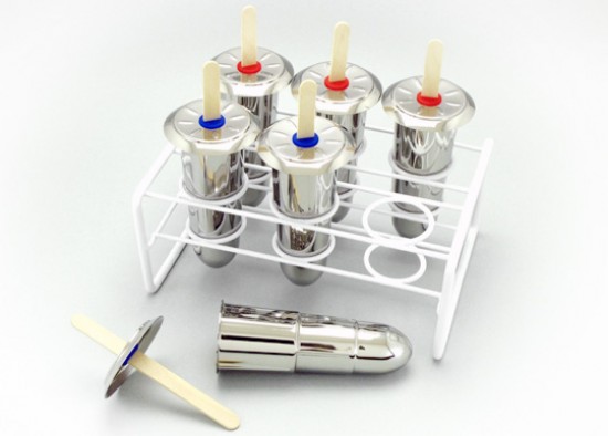 Old Fashioned Stainless Steel BPA-Free Popsicle Molds