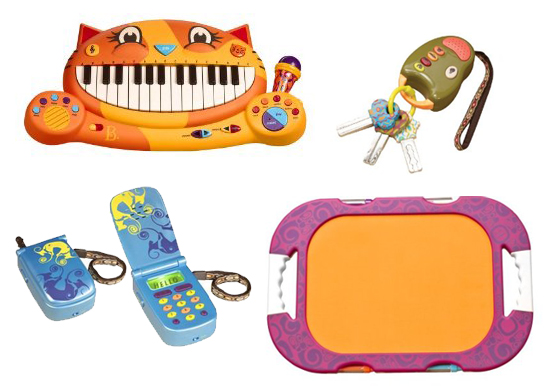 B. Toys Meowsic, Hellophone, Funkeys, and H2 Whoa Toys at Target