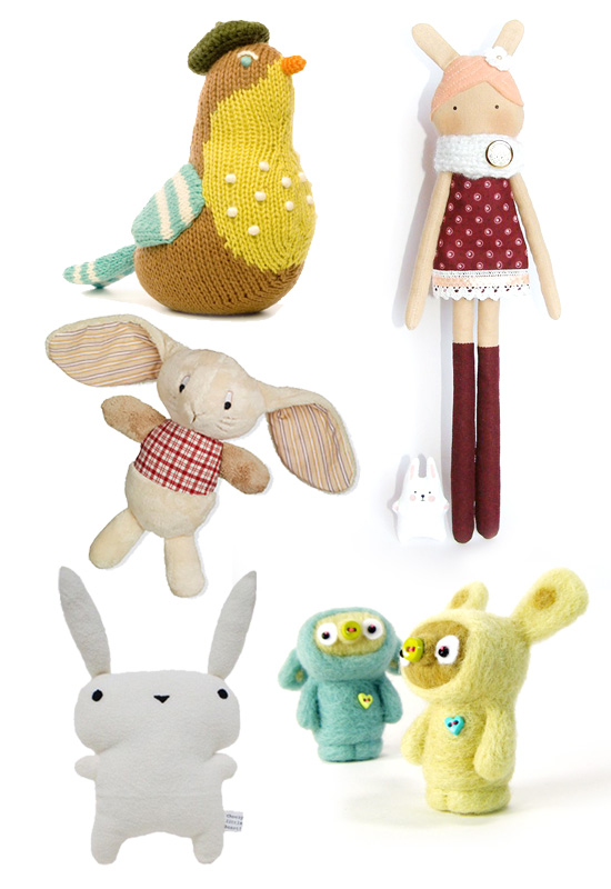 Top Stuffed Bunnies and Bird toys for your Spring and Easter
