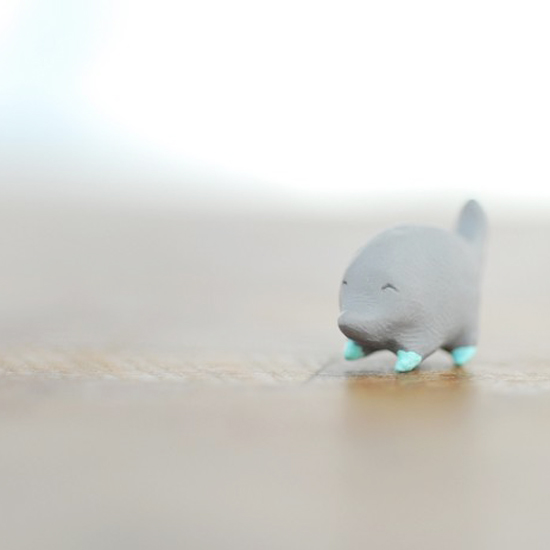 Mini Mole Handmade micro art toy from etsy