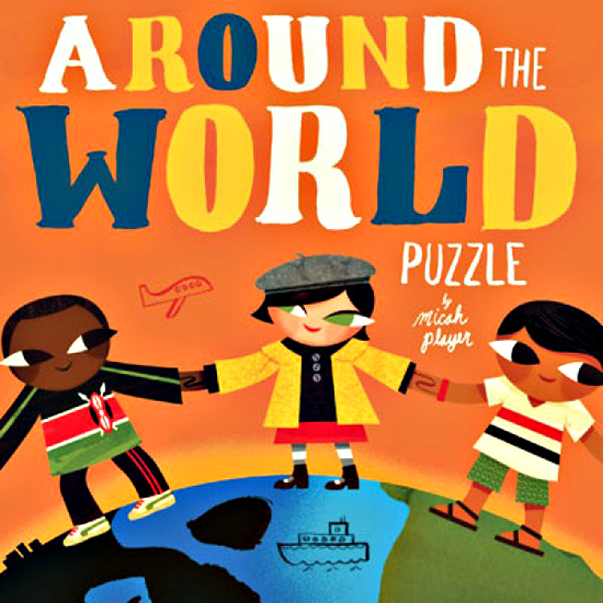 Around the World cultural open-ended puzzle for kids