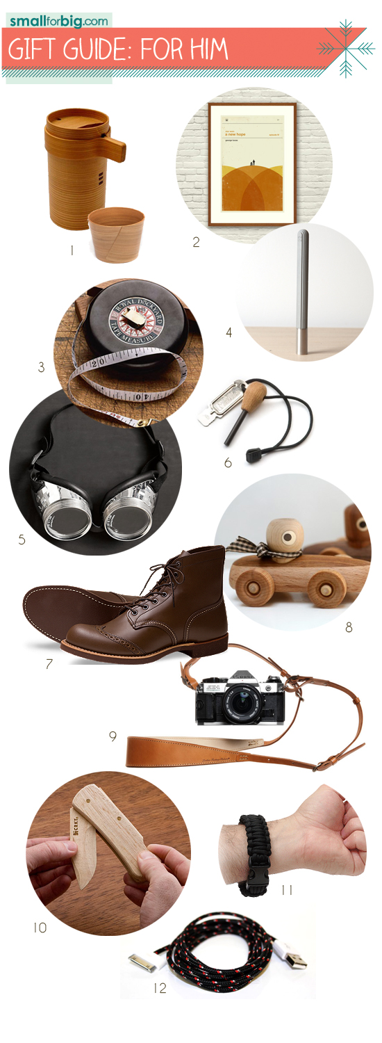 Gift Guide for indie cool dads, husbands, and brothers