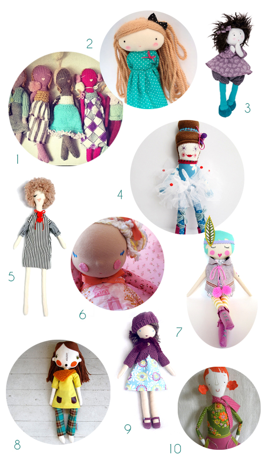 Top 10 Handmade Dolls for kids this holiday christmas season