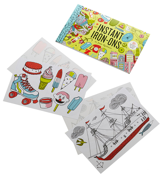 Chronicle Books Iron-On Accessories for Kids - Julia Rothmann, Suzie, Mike Perry, and Gamago