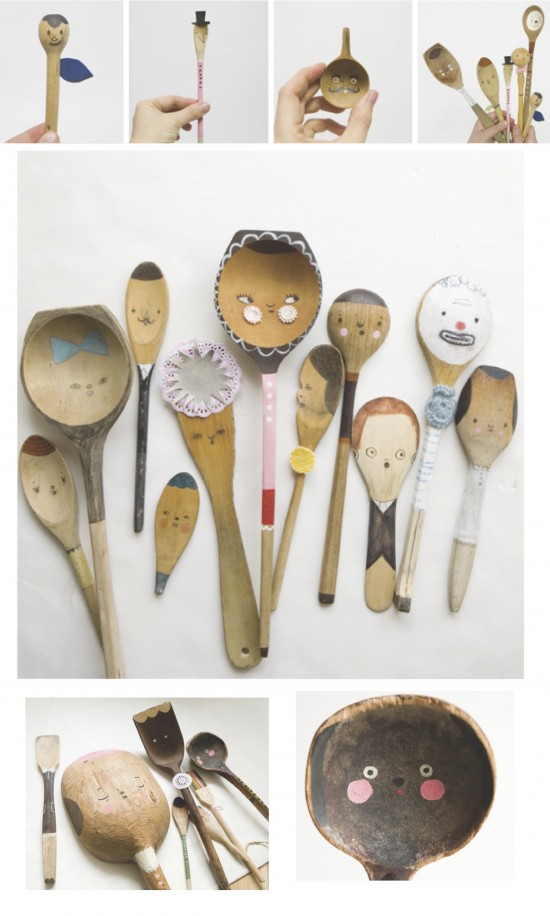 Two Brunettes Blog features Handmade Wooden Spoons by Fine Little Day