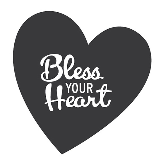 bless your heart printable art - valentine's day last minute gift