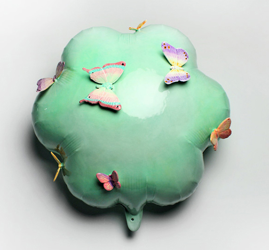Nina Jun Heavy Ceramic Balloon Art - from The Jealous Curator