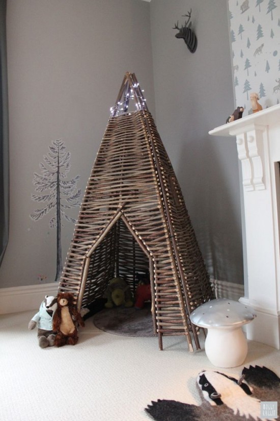 Willow Teepee for Kids Room