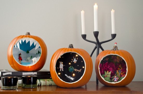 DIY Pumpkin Diorama crafts for Halloween