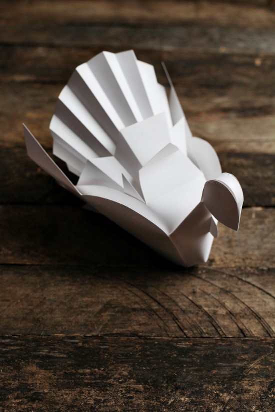 Thanksgiving DIY Turkey printable - paper craft projects for Thanksgiving - Last Minute Thanksgiving Decor | Small for BIg