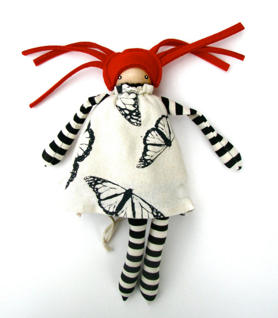 Butterfly Flip Doll - Handmade Dolls - Fidoodle Shop on Etsy | Small for Big