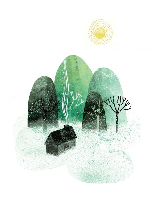 Illustration - Artist Essi Kimpimaki - Landscape poster | Small for Big