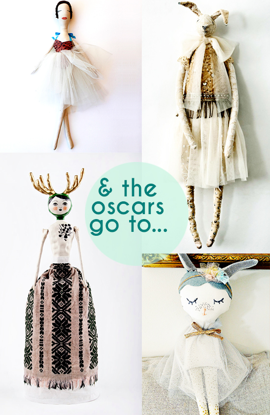 Oscars Fashion Dolls - Kids Handmade Dolls - Collectible Oscars Style Toys | Small for Big