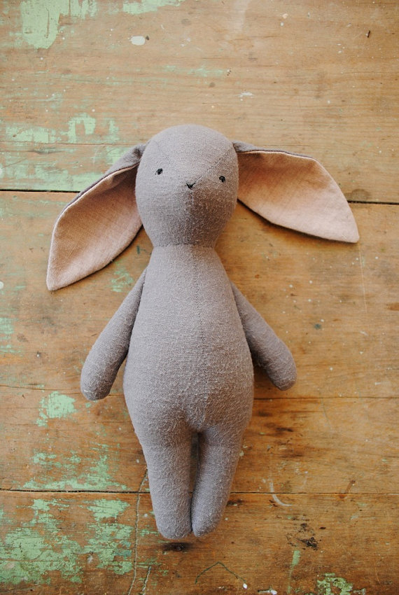 Handmade Rabbit Toy - Spring Stuffed Toys - Willowynn toys for Easter | Small for Big