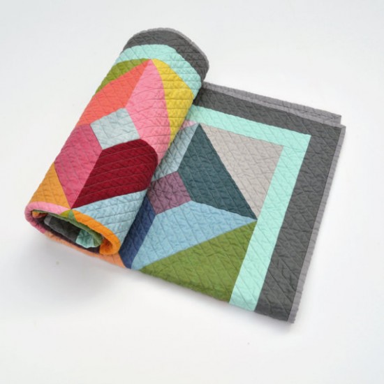 Twiggy and Opal Quilts - Modern Baby Blankets - Handmade Geometric Quilts | Small for Big