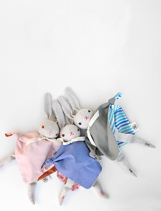Polka Dot Club Heirloom stuffed bears and bunny toys