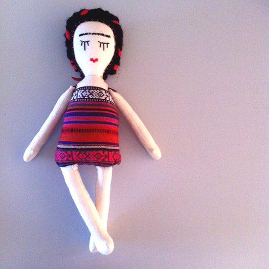 handmade retro stuffed doll