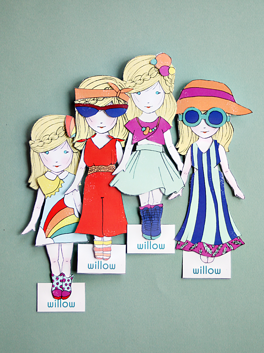 Willow Paper Doll Printable – DIY Paper Crafts for Kid s- Stylo Kids
