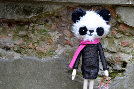 Szmacianki Pandas and Dolls - Stuffed Fashion Dolls - Handmade Soft Dolls on Etsy | Small for BIg