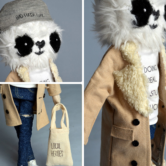 Szmacianki handmade custom dolls  and pandas on Etsy