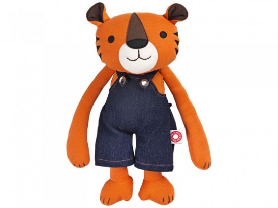 Stuffed animals from Franck & Fisher - eco-friendly toys  - monkey and tiger