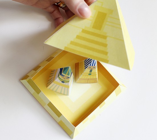Egyptian Pyramid Playset Craft Project - DIY Crafts for Kids with Cricut Explore Air