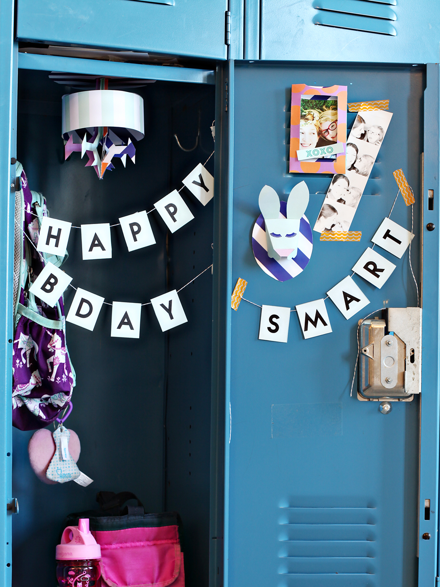 Back to School DIY - Locker Decoration Craft Projects - Decorate Your Locker | Small for Big
