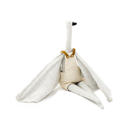 Ieva Fray stuffed animals - Handmade Swan - Handmade Toys | Small for Big