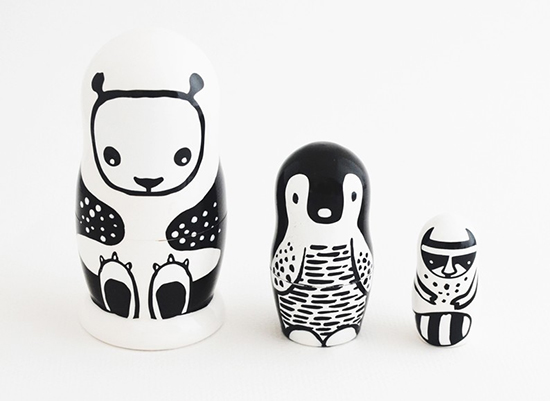Wee Gallery Black and White Baby Gifts and Toys