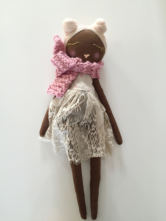 Dollface handmade rag dolls by Jessica Lee