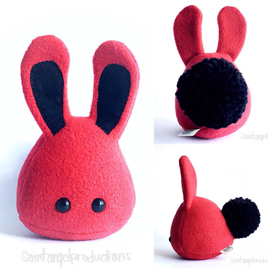 Saint Angel Stuffed Toy - Handmade stuffed bunny for kids