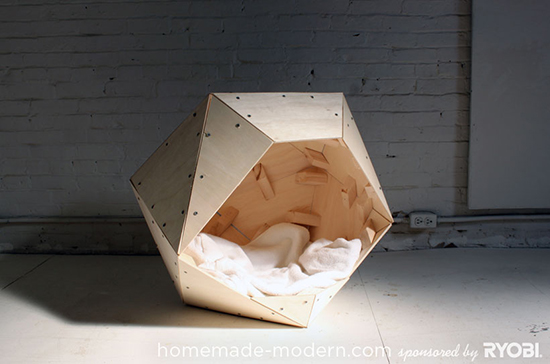 Home Made Modern Geometric Doghouse DIY Plans