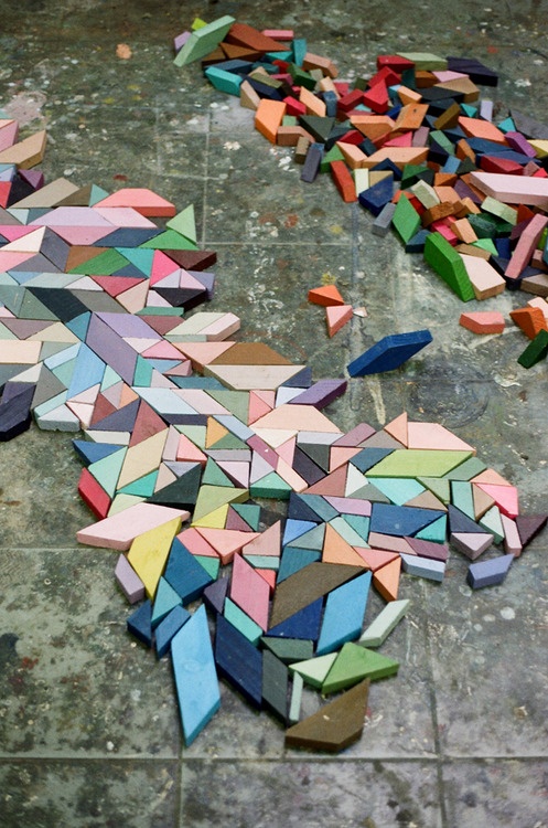 Geo Wood Blocks - Modern Blocks - Colorful Tiles | Small for Big