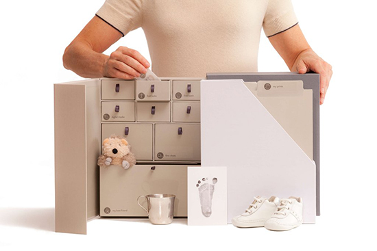 Baby Keepsake Storage - Baby Memories Box - Custom Memento Storage | Small for Big
